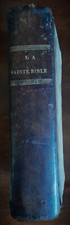 La sainte bible de LE MAISTRE DE SACY edition Hachette 1838 reliure cuir 
