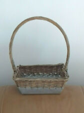 PANIER  DECORATION  FOND METALLIQUE 