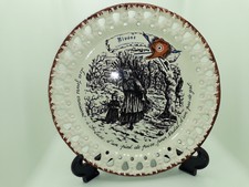 Ancienne assiette calendrier républicain Nivôse G. Brachet  Terrasson Lincolor