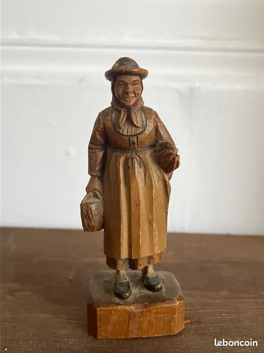 Ancienne sculpture art bois