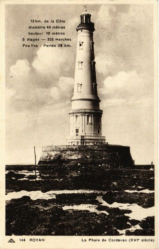 Cpa royan phare de - le,
