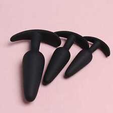 3pcs Sex-Butt-Plug_Anal-Toys-Women Men-Prostate Massager-Stopper-Anus-Silicone