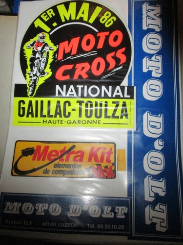 Autocollants moto cross - autocollants,