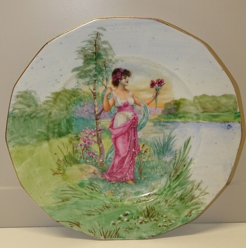 Assiette porcelaine décor - porcelaine,