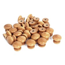 Meuble Tiroir Porte Meuble Placard Bois Rond Poignée Bouton Anse 30 Pièces