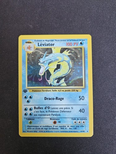 Carte pokemon léviator - carte,