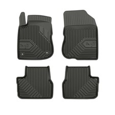 Tapis de Sol de Voiture pour Peugeot 208 I 2012-2019 TPE Antidérapant Noir 4Pcs