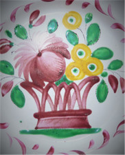 ASSIETTE ANCIENNE EN FAÏENCE