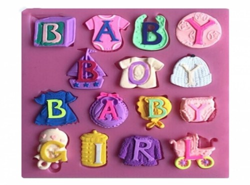Moule silicone baby boy - silicone,