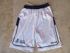 Short TOULOUSE Basket Club porté n°6 SPALDING blanc XL