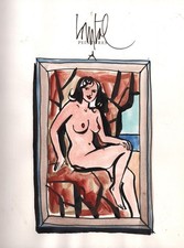 PEINTURES AVEC UNE DEDICACE DE LOUSTAL EO LIVRE NEUF