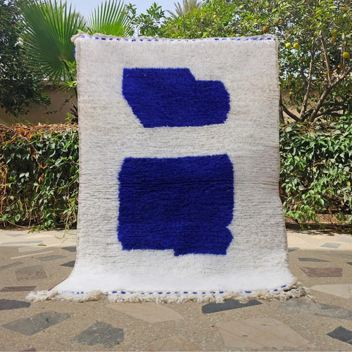 Tapis laine berbère - laine,