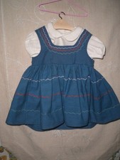 Poupée ancienne ou Raynal ( 55 -57 cm ) Tenue.