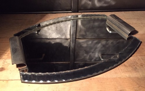 Plateau miroir biseauté art - plateau,