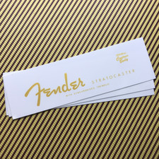 3Pcs GOLD st guitar Decal