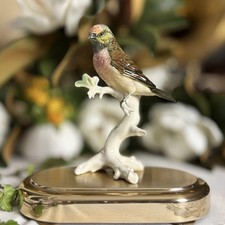 Belle Figurine 18 cm en porcelaine d’oiseau vintage ENS Unterweißbach