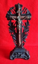 ANCIEN GRAND CRUCIFIX D'AUTEL