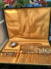 ? ? ?MENAGERE ART DÉCO, 35 Pièces  METAL ARGENTE,  "DIXI"  2 POINÇONS,  84g,