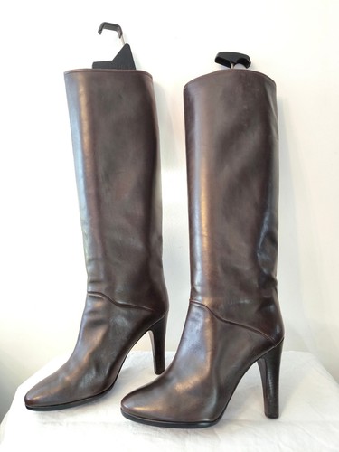 Bottes vintage 1982 cuir - vintage, "cuir