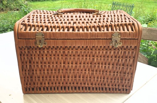 Panier osier rotin - osier, vintage