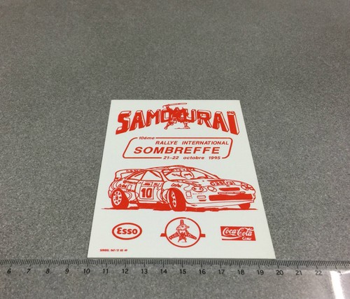 Plaque pvc samourai 10em - plaque,