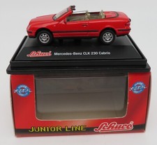 a SCHUCO MB MERCEDES-BENZ CLK 230 CABRIO CABRIOLET ROUGE 1/72 IN BOX #3316117