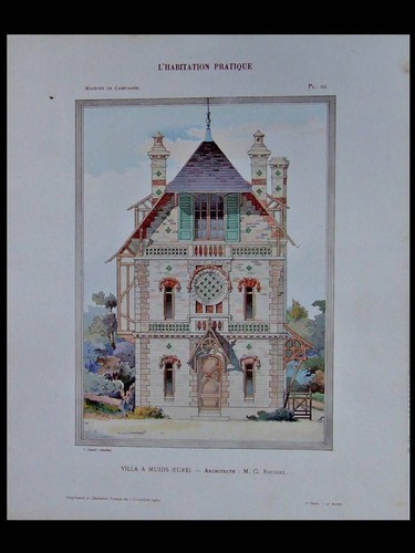 Muids eure villa 1907 - muids,, eure,