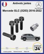 Ecrous antivol de roues noir Mercedes GLC (X253-C253) 2016-2022 (2 douilles)