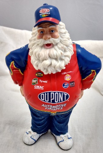 Nascar santa claus figure - nascar,