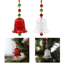 Cloche en verre, décoration d'arbre de noël pour fenêtre de jardin, Patio