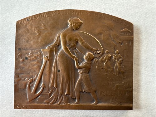 Plaque medaille ancienne - plaque,