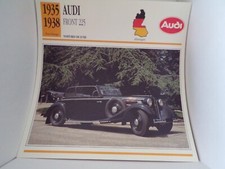 FICHE carte CARD voiture car