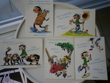 Gaston la gaffe lot 8 cartes