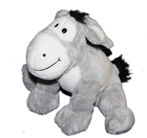 Peluche doudou ane gris - , cp