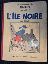Tintin - L’île Noire - A5 - Noir et Blanc - Edition Originale A5 de 1938