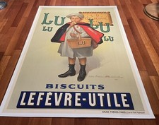 affiche ,Affiche ancienne,LU, Firmin Bouisset