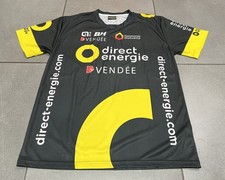 TEE-SHIRT MAILLOT VELO CYCLISME TEAM DIRECT ENERGIE VENDEE TOUR FRANCE TAILLE L