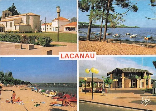 Lacanau plage lac de - plage,