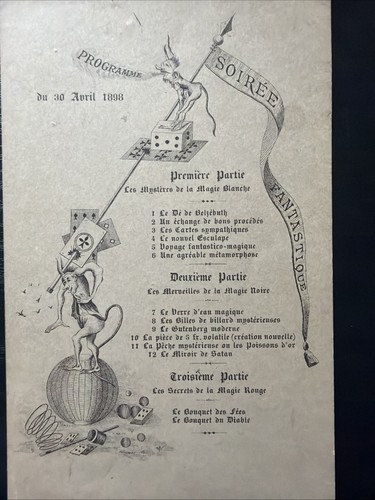 Programme rare magie magicien - programme,
