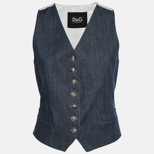 Veste gilet ajustée - en, denim