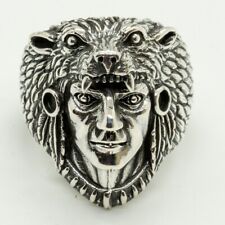 Chef Ours 925 Bague en Argent