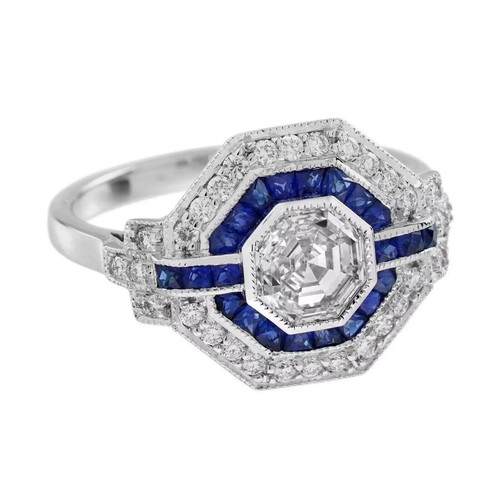 Bague blanc 14 carats - or,