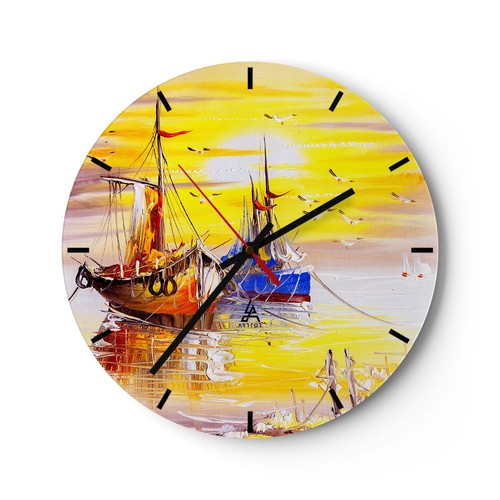 Horloge murale verre - en,