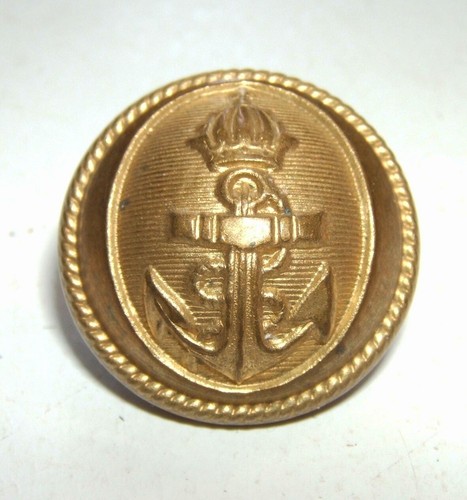 Bouton doré officier - doré, de