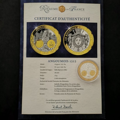 Medaille argent 333 doree - medaille, 333‰