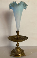 Vase tulipier bronze et verre