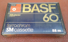 BASF FERROCHROM 60 Vintage 1977 Audio Cassette Tape Type III Made in Germany