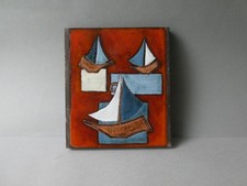 plaque en lave émaillée