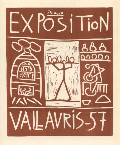 Affiche lithographie pablo - affiche,
