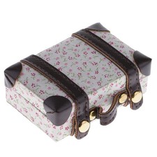 Valise miniature vintage pour maison de poupée, échelle 1/6, valises, valises,